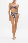 Camilla Bandeau With U Ring Front Midnight In Monserrate In Midnight In Monserrate