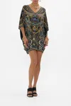 Camilla Bat Sleeve Dress Cat Worship