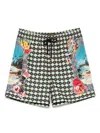 Camilla Bathing Bombshell Swim Shorts In Multi