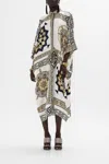 Camilla Tile Style-print Kaftan Dress