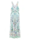 Camilla Bead Strap Gathered Panel Dress