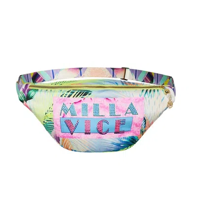 Camilla Belt Bag In Pastel Tropical Print