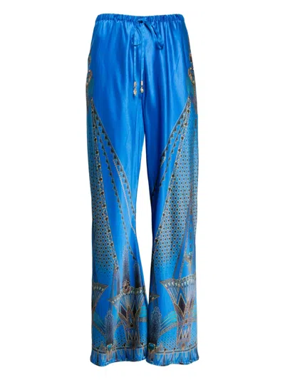 CAMILLA BIAS CUT DRAWSTRING PANTS