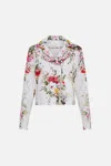 Camilla Biker With Shoulder Yoke Egyptian Rose