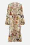 Camilla Blouson Sleeve Layer Egyptian Rose