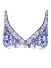 CAMILLA BLUE GLAZE AND GRAZE BIKINI BRA