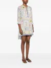 Camilla Botanical Ballads Floral-print Tiered Dress In Multi