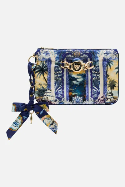 Camilla Braided Strap Clutch Song Of Saint Anthony In Pink