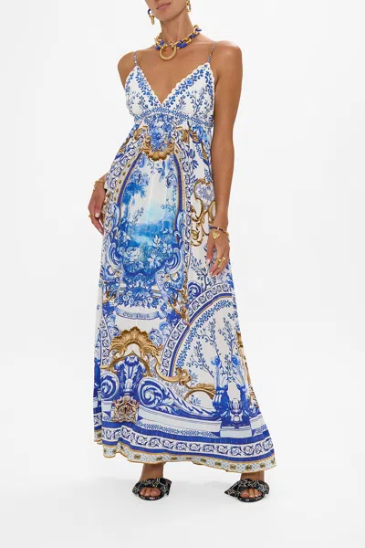 Camilla Bralette Detail Dress Azul Adventures In Blue