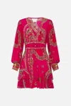 Camilla Button Front Frill Dress Kissed By A Cobra