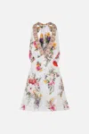Camilla Button Front Halter Playsuit Egyptian Rose