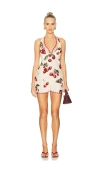 Camilla Button Front Halter Playsuit Notes From The Road In White