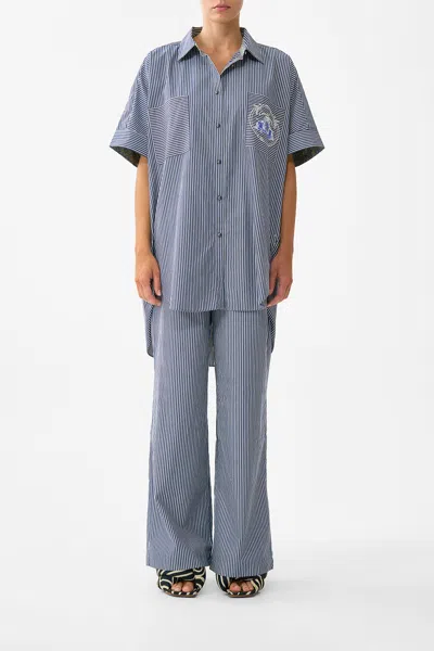 CAMILLA BUTTON FRONT LOUNGE PANT SEVILLIAN STYLE