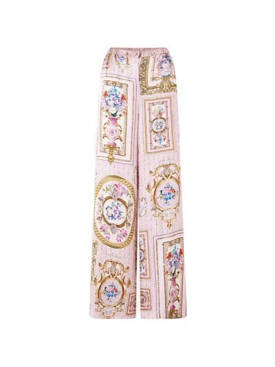 Camilla Button-front Pants In Pink