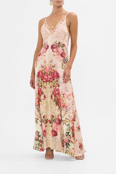 Camilla Button Front Strappy Dress Meet Me At The Majestic In Multi