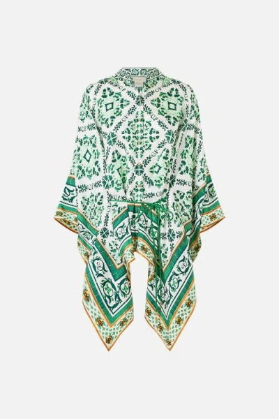 Camilla Button Through Scarf Blouse Corridor Of Calm