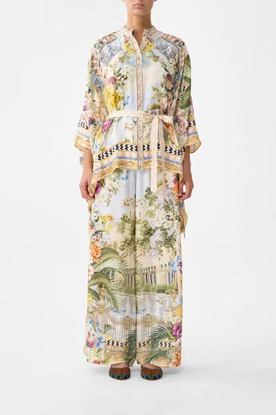 Camilla Button Through Scarf Blouse The Architects Of Alcázar In Multi