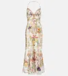 Camilla Chain Detail Slip Dress Egyptian Rose In White