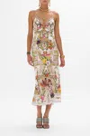 Camilla Chain Detail Slip Dress Egyptian Rose