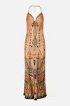 Camilla Chain Detail Slip Dress Kingdom Of Heiroglyphs