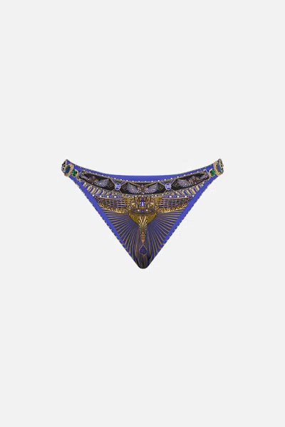 Camilla Cheeky Bottom Pant With Trim My Fair Pharaoh In Blue