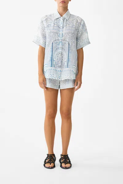 Camilla Classic Shirt The Hum Of The Alhambra In Multi