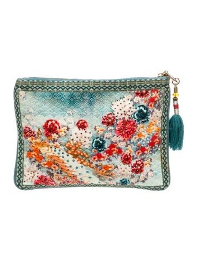 Pre-owned Camilla Clutch In Blue