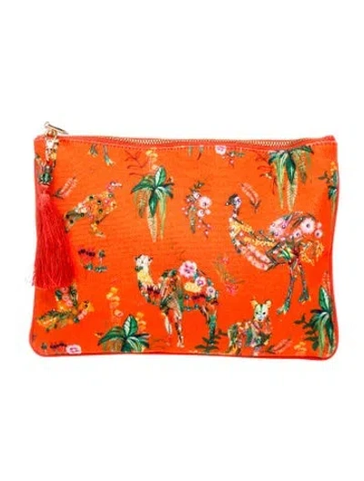 Pre-owned Camilla Clutch In Orange