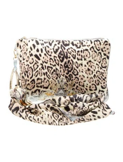 Pre-owned Camilla Clutch W/ Tags In Neutrals