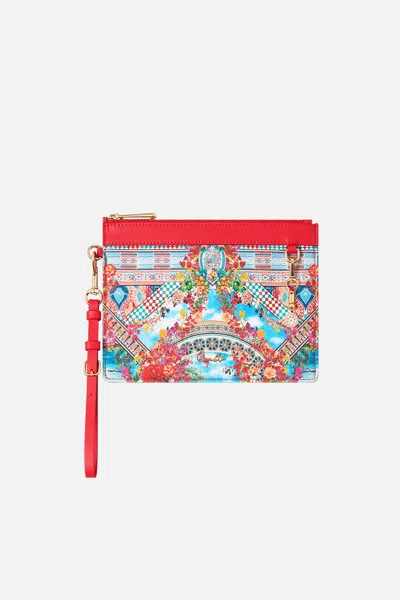 Camilla Clutch With Wristlet Meet Me In Mallorca In Pink