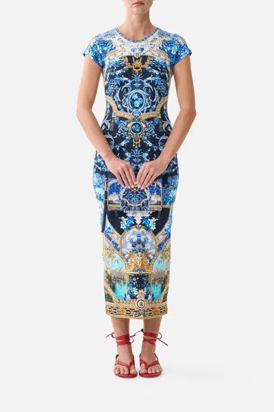 Camilla Clutch With Wristlet Sweet Sacré Bleu In Blue