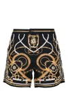 Camilla Printed Swim Shorts In Schwarz