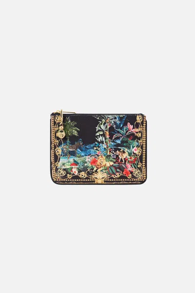 Camilla Coin And Phone Purse Palace Zoology In Black