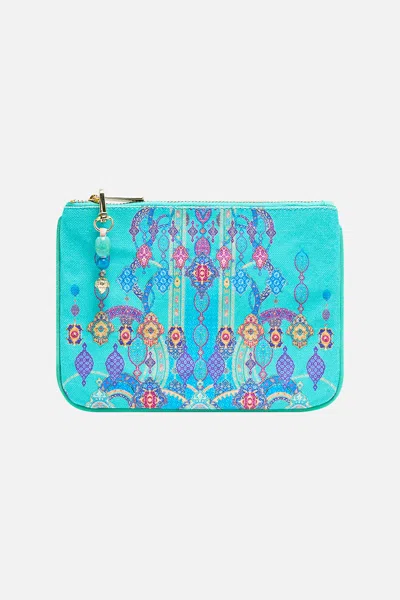 Camilla Coin And Phone Purse The Concubines Corridor In Blue