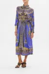 Camilla Collared Button Through Dress My Fair Pharaoh