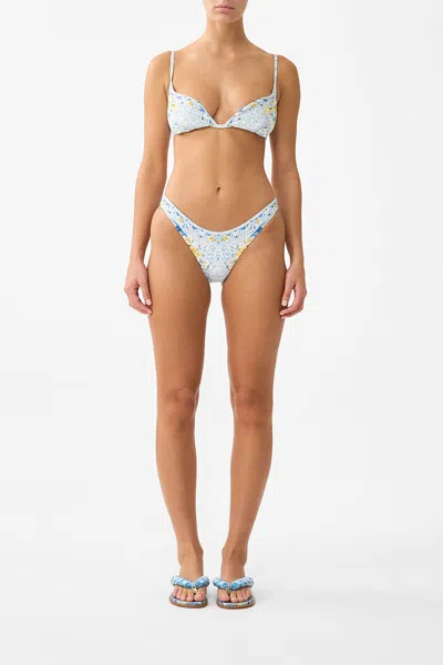 Camilla Continuous Underwire Bikini Top De Nada Granada In Blue