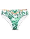 Camilla Midrise Bikini Bottom In Green