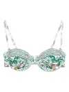 Camilla Corridor Of Calm Bikini Top In White