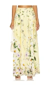 Camilla Corset Waist Wide Leg Pant In Multi