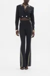 Camilla Cropped Jacket With Cutout And Buckle Detail They Called Her Nefertari