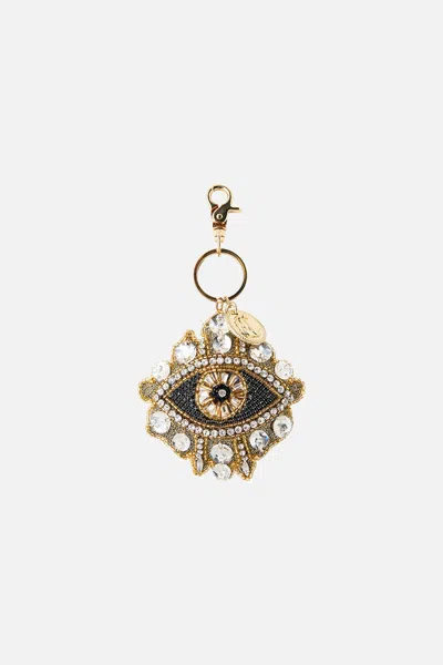 Camilla Crystal Eye Keyring Amulets And Alchemy In Yellow