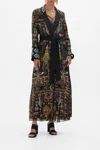 Camilla Cuffed Short Side Split Coat Cartouche Kingdom