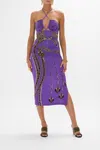 Camilla Cut Out Sleeveless Jersey Halter Neck Dress Luxorland Lady