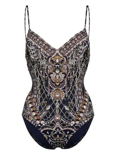 Camilla Dance With The Duke Swimsuit In Blue