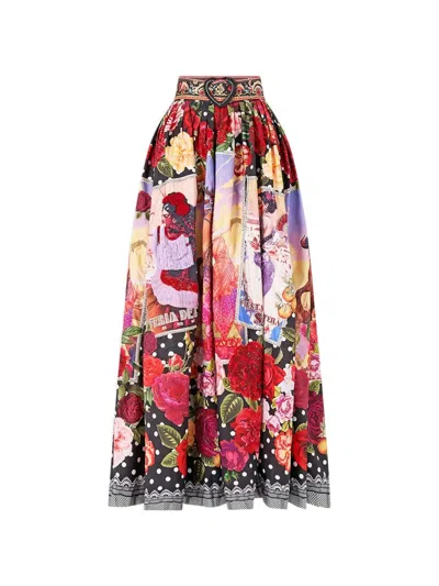 Camilla Daughters Of Duende Maxi Skirt In Black