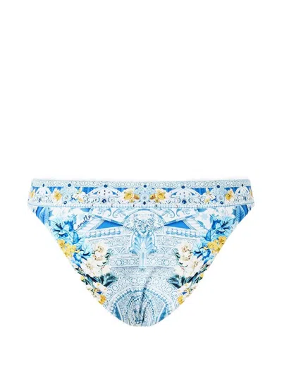 Camilla De Nada Granada Bikini Bottom In Blue