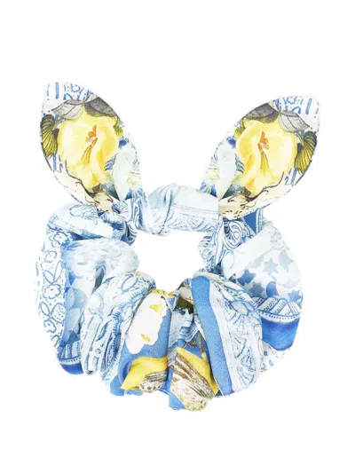 Camilla De Nada Granada Scrunchie In Blue