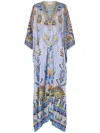 Camilla Deco Design Kaftan In Purple