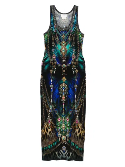 Camilla Dominican Decadence Dress In Black