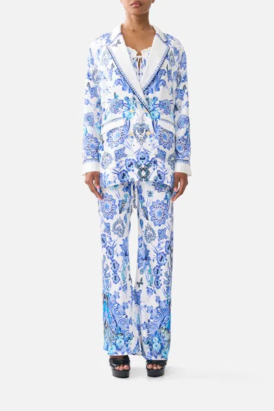 Camilla Double Breasted Soft Jacket All About That Lace In White